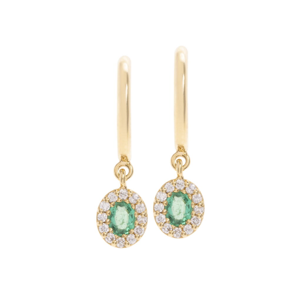 Emerald and Diamond Hangers
